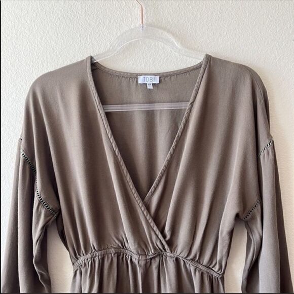 TOBI Long Sleeve Shorts Romper - Picture 3 of 9